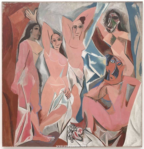 Les Demoiselles d’Avignon (1907) của Picasso